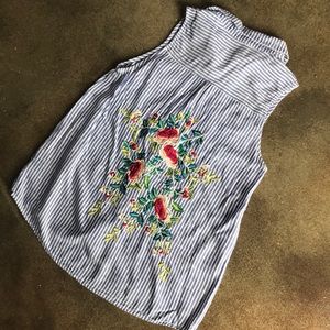 Entro Embroidered Tank